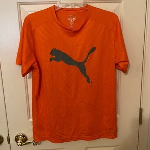 Puma Dry Cell Orange and Gray Shirt size M